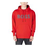 Hugo Boss Sweatshirts Red, Herr