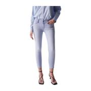 Salsa Push Up Wonder Skinny Cropped Jeans Blue, Dam