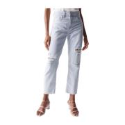 Salsa Cropped Jeans Blue, Dam