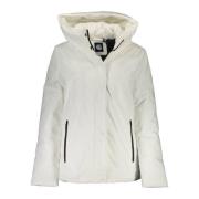 North Sails Vit Polyester Huva Jacka med Logo White, Herr