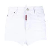 Dsquared2 Vita Denim Casual Shorts White, Dam