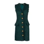 Balmain Short Dresses Green, Dam