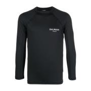 Balmain Long Sleeve Tops Black, Herr