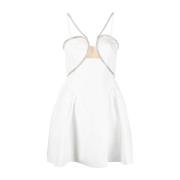 Self Portrait Short Dresses White, Dam