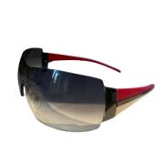 Prada Vintage Pre-owned Plast solglasgon Multicolor, Dam