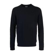 Giorgio Armani Elegant Blå Herr Sweatshirt Blue, Herr