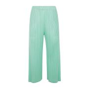 Issey Miyake Wide Trousers Green, Dam