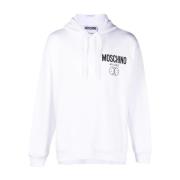 Moschino Hoodies White, Herr