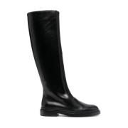 Jil Sander High Boots Black, Dam