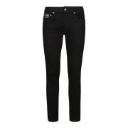 Versace Jeans Couture Svart Skynny Smal Dundee Jeans Black, Herr