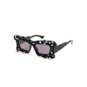 Kuboraum R2 BM HC Sunglasses Black, Dam