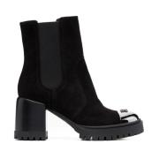 Casadei Ankle Boots Black, Dam