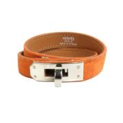 Hermès Vintage Pre-owned Mocka armband Orange, Dam