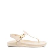 Ancient Greek Sandals Flat Sandals White, Dam