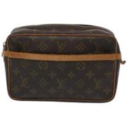 Louis Vuitton Vintage Pre-owned Canvas kuvertvskor Brown, Dam