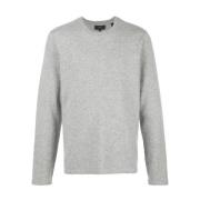 Vince Long Sleeve Tops Gray, Herr