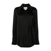 Jil Sander Long Sleeve Tops Black, Dam