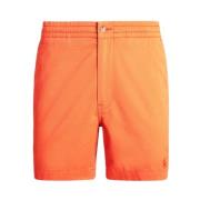 Polo Ralph Lauren Klassiska Bomullsblandade Prepster Shorts Orange, He...