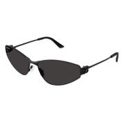 Balenciaga Cat-eye solglasögon med BB-logotyp Black, Dam