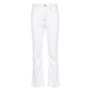 Jacob Cohën Boot-Cut Denim Jeans White, Dam