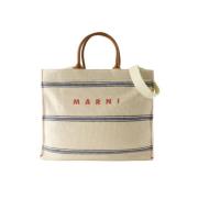 Marni Pre-owned Pre-owned Bomull totevskor Beige, Dam