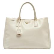 Prada Vintage Pre-owned Laeder totevskor White, Dam