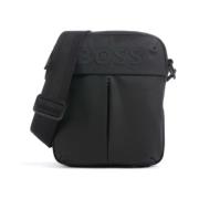 Hugo Boss Stormy Svart Teknisk Väv Crossbody Black, Herr