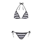 Balmain Paris triangel bikini Black, Dam