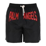 Palm Angels Beachwear Black, Herr