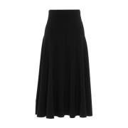 Norma Kamali Midi Skirts Black, Dam