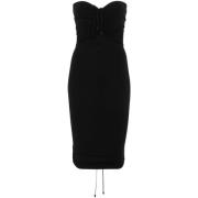 Wolford Midi Dresses Black, Dam