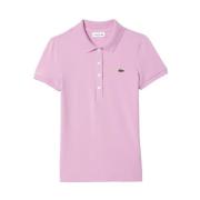 Lacoste Polo Shirts Pink, Dam