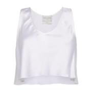 Forte Forte Sleeveless Tops White, Dam