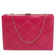 Carolina Herrera Pre-owned Pre-owned Laeder kuvertvskor Pink, Dam