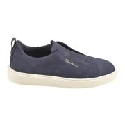 Santoni Sneakers Blue, Herr