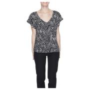 Jacqueline de Yong Jdystarr Life S/S V-Neck TOP WVN - 15198141 Black, ...