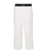 Msgm Trousers White, Dam