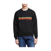 Dsquared2 Stilren Sweatshirt Black, Herr