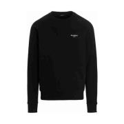 Balmain Snygg Sweatshirt Black, Herr