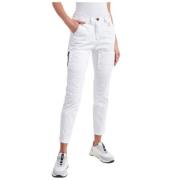 Aeronautica Militare Cropped Trousers White, Dam