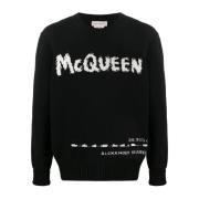 Alexander McQueen Knitwear Black, Herr