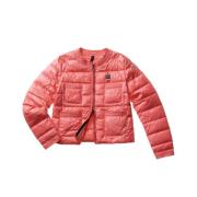 Blauer Rosa Syntetisk Pufferjacka Pink, Dam