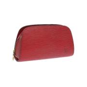 Louis Vuitton Vintage Pre-owned Laeder louis-vuitton-vskor Red, Dam