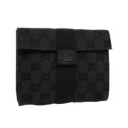 Gucci Vintage Pre-owned Canvas gucci-vskor Black, Dam