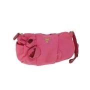 Prada Vintage Pre-owned Nylon prada-vskor Pink, Dam