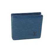 Louis Vuitton Vintage Pre-owned Laeder plnbcker Blue, Dam