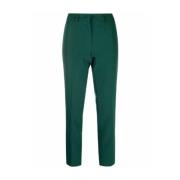 Blanca Vita Slim-fit Trousers Green, Dam
