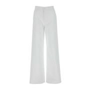 Raf Simons Wide Trousers White, Dam