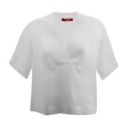 Max Mara Studio Blouses White, Dam