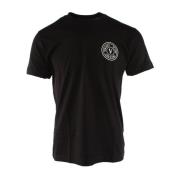 Versace Svart Bomull T-shirt Art 74gaht06 Black, Herr